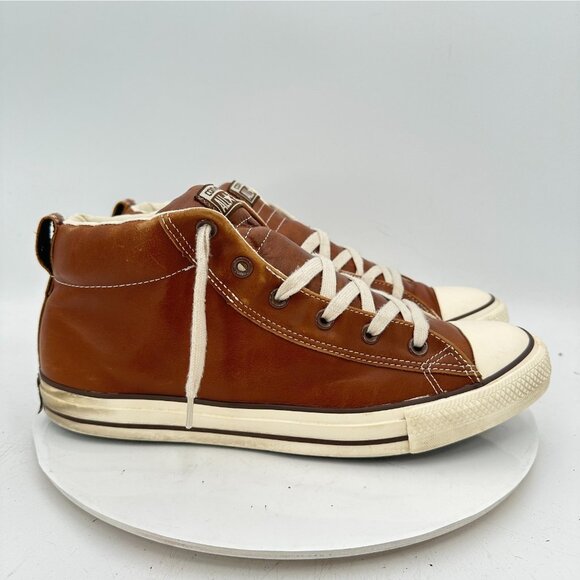Converse Chuck Taylor All Star Mid Men Size 11 136420C Pinecone Brown Shoes - Picture 4 of 11